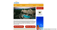 Desktop Screenshot of ambervacations.com